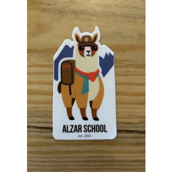 Alzar School guanaco sticker