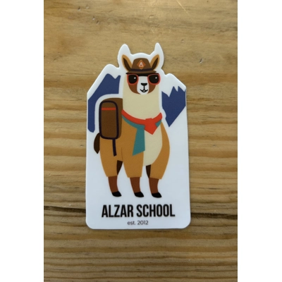 Alzar School guanaco sticker