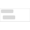 No.9 Double Window Envelope Self Seal