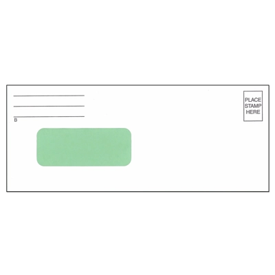 B-Style Return Envelope B-Style Return Envelope