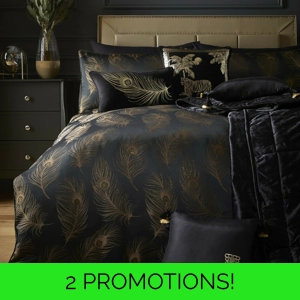 Dandy Black Feather Jacquard