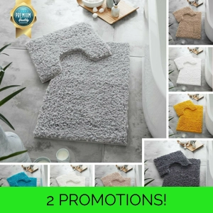 Zero Twist Bath Mat Sets