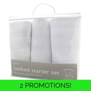 3pc Cot Bed Starter Kit