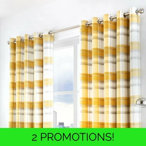 Balmoral Tartan Ochre