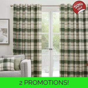 Balmoral Tartan Bottle Green