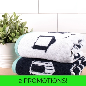 Beach Hut Towels 550gsm