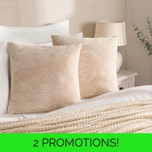 Waffle Cushion Cover Beige