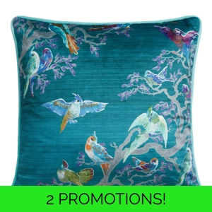 Birdity Absurdity Blue Velvet Touch