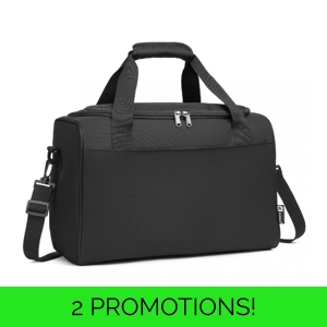 Structured Duffle Bag Black