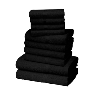 10pc Towel Bale Black