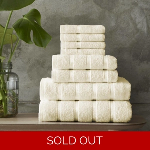 CREAM ALLURE TOWEL BALE 8PC