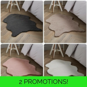 Faux Fur Shaped Rugs