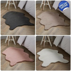 Faux Fur Shaped Rugs
