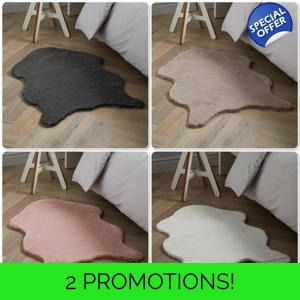 Faux Fur Shaped Rugs