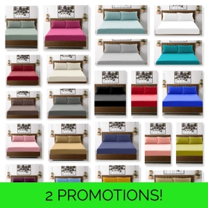 180TC Deep Fitted Sheets