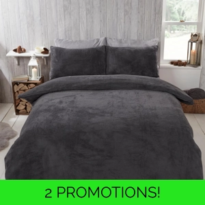 Teddy Fleece Charcoal Grey