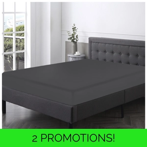 Extra Deep 40cm Fitted Sheet Charcoal