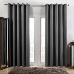 Charcoal Blackout Curtains