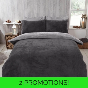 Charcoal Grey Teddy Fleece