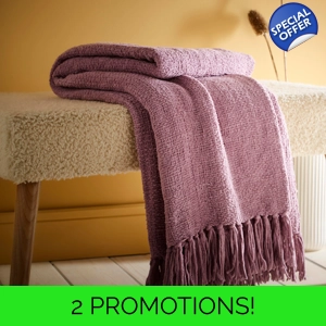 Chenille Throw Heather