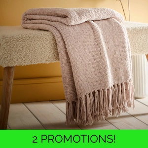 Chenille Throw Natural