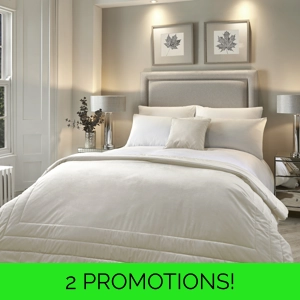 Chic Ivory Velvet Bedspread