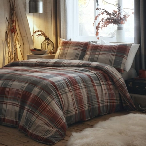 Connolly Red Tartan Brushed Cotton