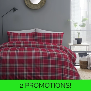 Cosy Red Tartan Check Brushed Cotton