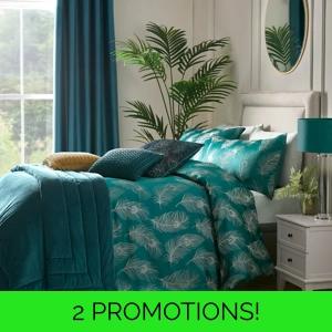 Dandy Teal Feather Jacquard