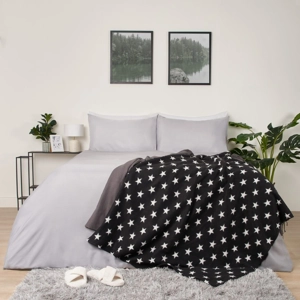 Black Star Polar Fleece Throw