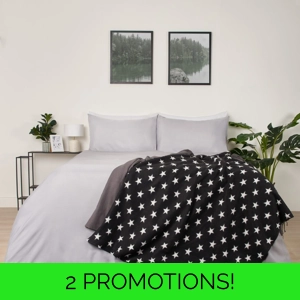 Black Star Polar Fleece Throw