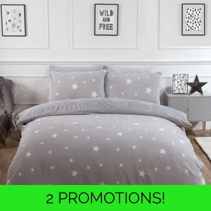 Star Teddy Fleece Grey