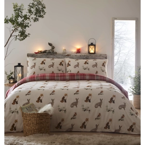 Derwent Natural Tartan Woodland Brushed Cotton