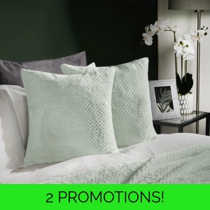 Waffle Cushion Cover Duckegg