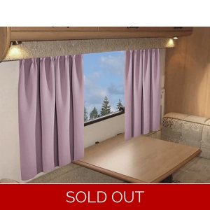Caravan Curtains Dusky Pink