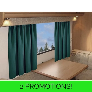 Caravan Curtains Emerald