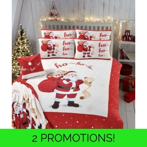 HoHoHo Father Christmas Teddy Fleece