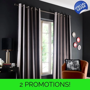 Festivo Circus Stripe Black Velvet Curtains