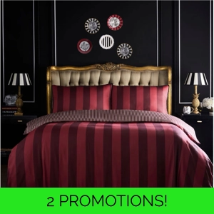 Festivo Circus Stripe Red 200TC