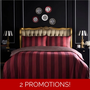 Festivo Circus Stripe Red 200TC