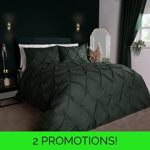 Diamond Pintuck Forest Green