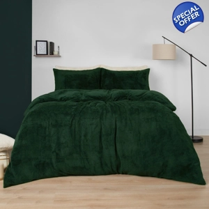 Teddy Fleece Forest Green
