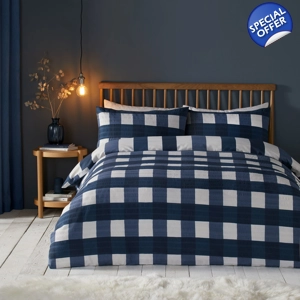 Seersucker Gingham Navy