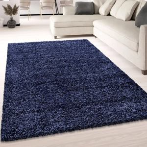 Shaggy Rug Navy Blue