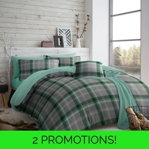 Lincoln Tartan Teddy Green