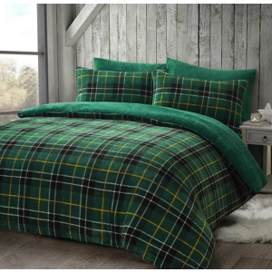 Green Tartan Teddy Fleece