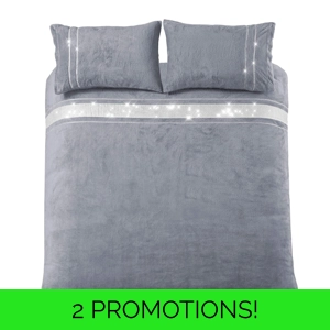 Diamonte Teddy Fleece Grey