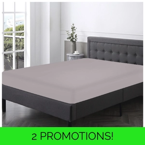 Extra Deep 40cm Fitted Sheet Grey