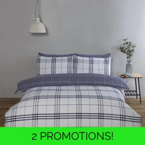 Harris Tartan Check Denim