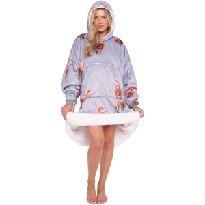 Hoodie Sherpa Blanket Highland Cow